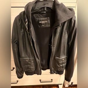 Obey leather jacket